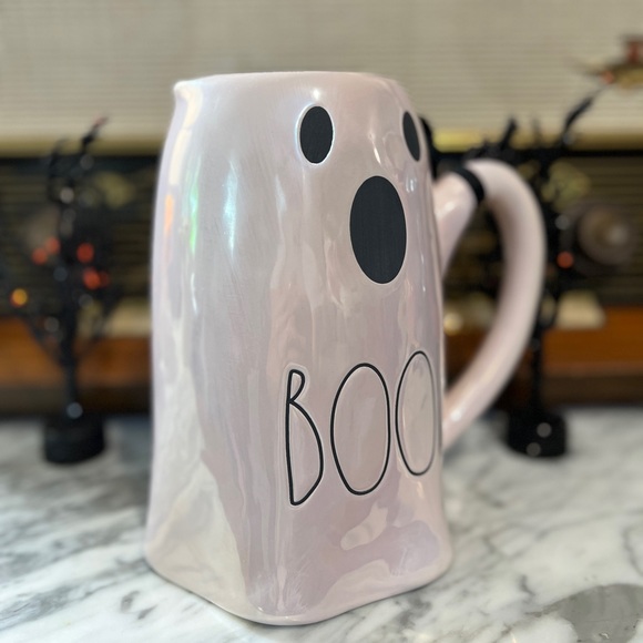 ✨NEW👻Rae Dunn 2024 Pink Iridescent Ghost Pitcher💖 - Picture 8 of 11